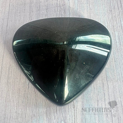 Obsidian gold heart Mexico 5