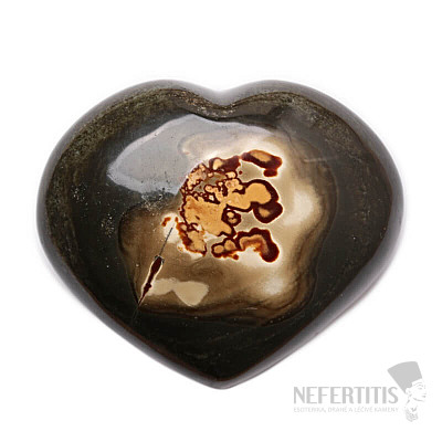 Jasper polychrome heart Madagascar 1