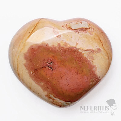 Jasper polychrome heart Madagascar 13