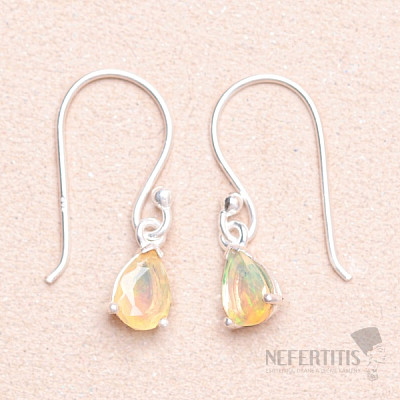 Ethiopian opal earrings silver Ag 925 ESBC411