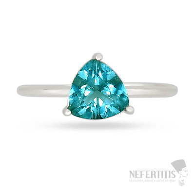 Silberring mit Fluorit, BELGIAN TEAL RBC-326-BTF