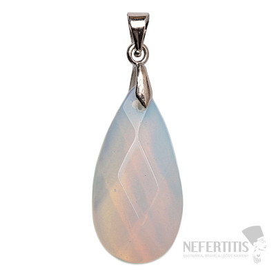 Tan pendant Drop cut