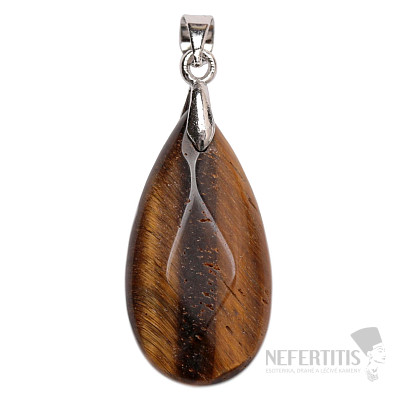 Tiger eye pendant Drop cut
