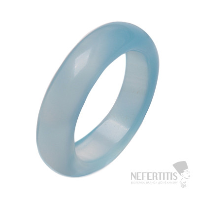 Blauer Achatring Circle