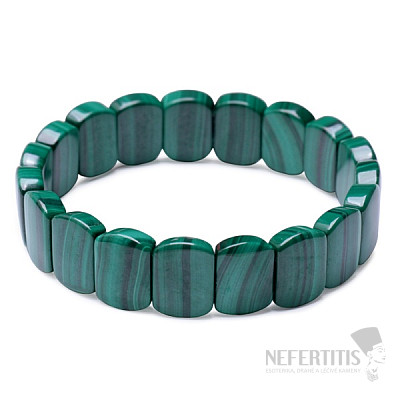 Malachite plate bracelet extra