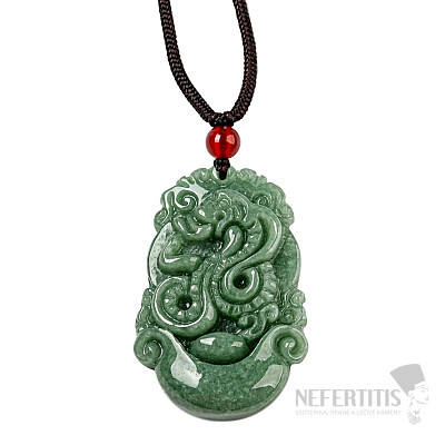 Jadeite with string Chinese zodiac Snake