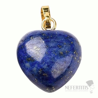 Lapislazuli-Anhänger Herz 1,5 cm