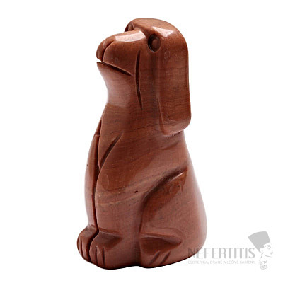 Labrador statuette from pictorial jasper