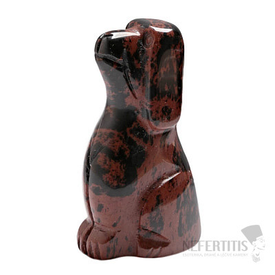 Obsidian mahogany Labrador figurine