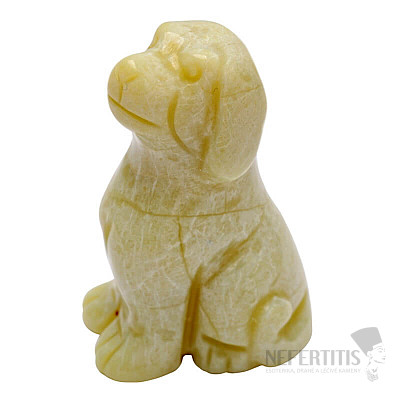 Labrador figurine made of jade