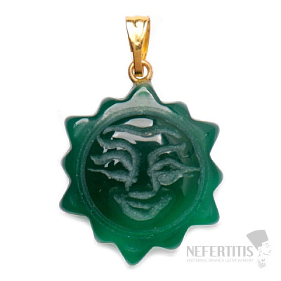 Sun agate pendant