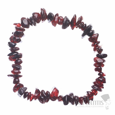 Garnet chopped bracelet