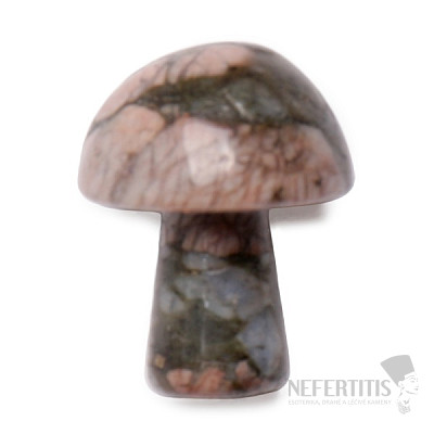 Gua sha na tvář z labradoritu Mushroom