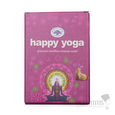 Duftkegel für Green Tree Happy Yoga fließenden Rauch