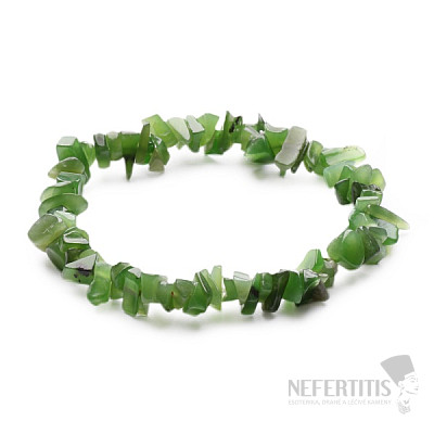 Jadeite dark chopped bracelet