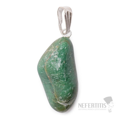 Jadeite tambled pendant 1, .8 - 2.4 cm