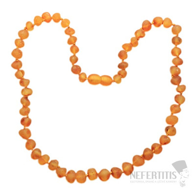 Amber natural necklace honey color