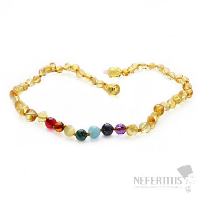 Amber beads for children chakra