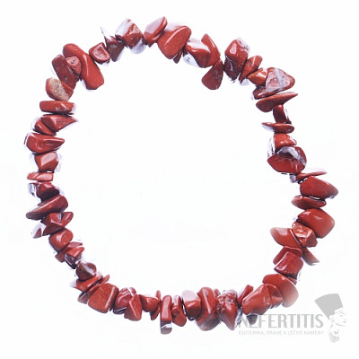 Jasper red chopped bracelet