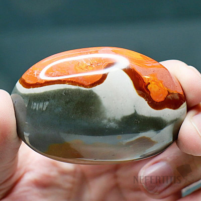 Madagascar polychrome tumbled jasper 3