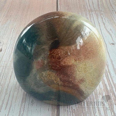Polychrome jasper polished freeform Madagascar TP5 No. 1