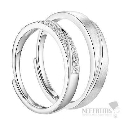 Súprava strieborných prsteňov FOREVER RINGS