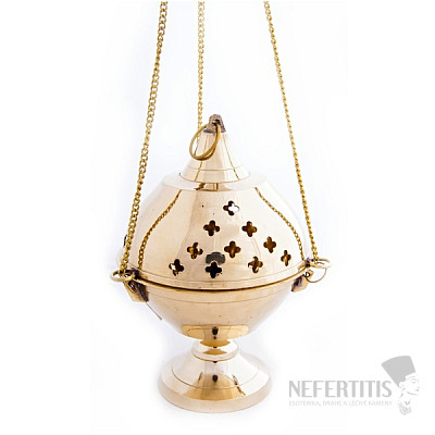 Avallé hanging brass incense burner