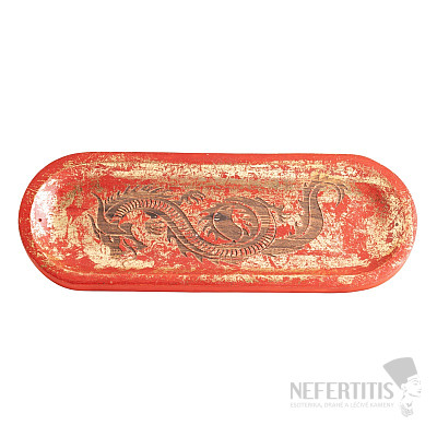 Stojánek z mangového dřeva Drak