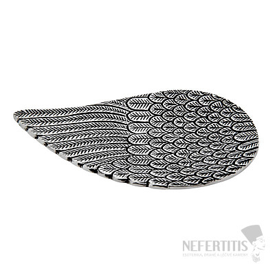 Stojanček kovový na vonné tyčinky Silver angel wing
