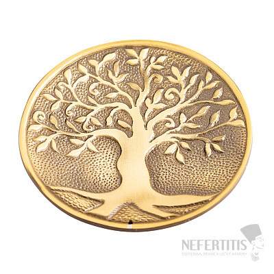 Stojanček z kovu na vonné tyčinky Strom života