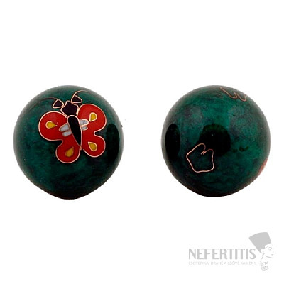 Health Chinese meditation balls against stress Butterfly
