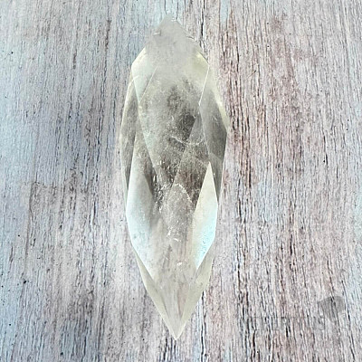 Krištáľový hrot brúsený obojstranný KO12