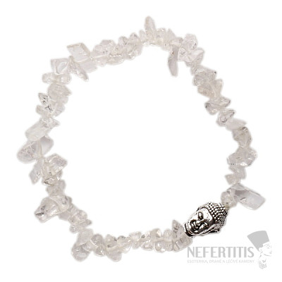 Chopped Buddhist crystal bracelet