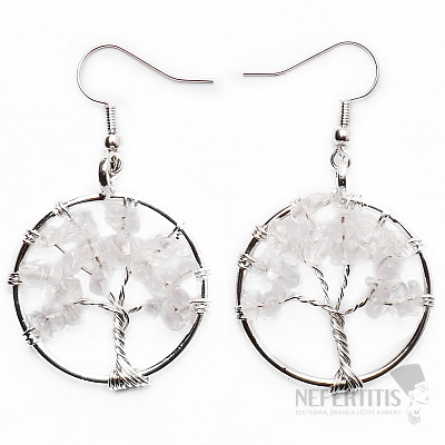 Tree of Life crystal earrings