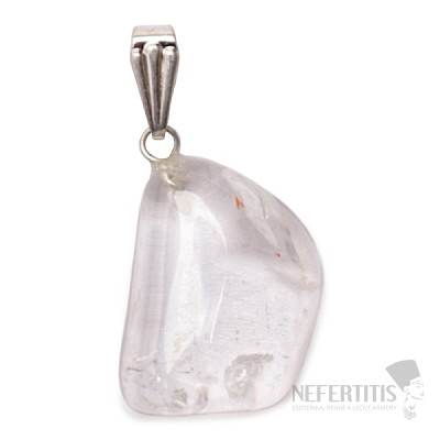 Crystal tumbled pendant