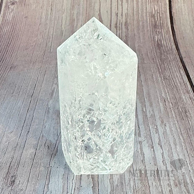 Křišťál pukaný obelisk 14