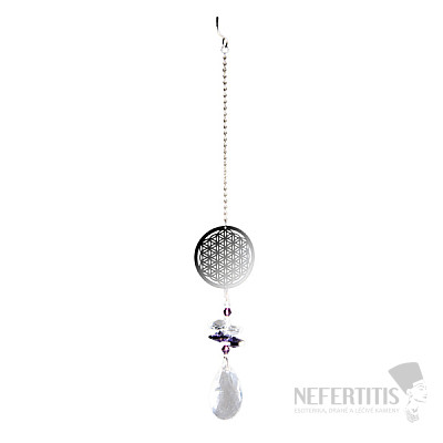 Flower of Life Feng Shui Stainless Steel Window Curtain