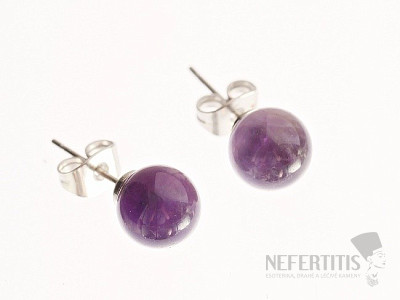 Amethyst Ohrringe Kugeln