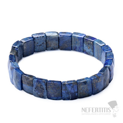 Armband im Lapislazuli-Schliff mit zusätzlicher Platte