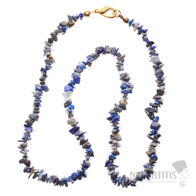 Lapis Lazuli náhrdelník sekaný