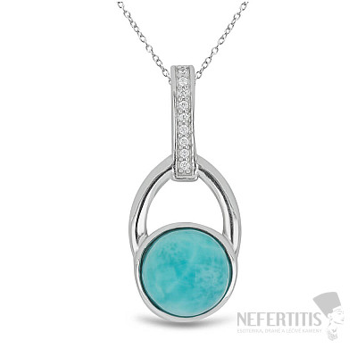 Larimar přívěsek stříbro Ag 925 VP056021