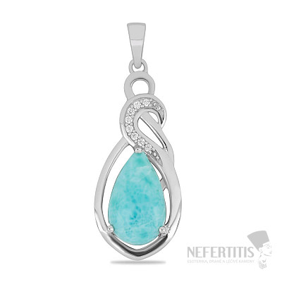 Larimar přívěsek stříbro Ag 925 VP056022