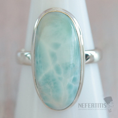 Larimar prsten stříbro Ag 925 LOT382