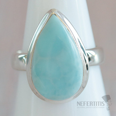Larimar prsten stříbro Ag 925 LOT388