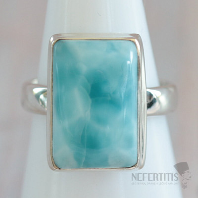 Larimar prsten stříbro Ag 925 LOT390
