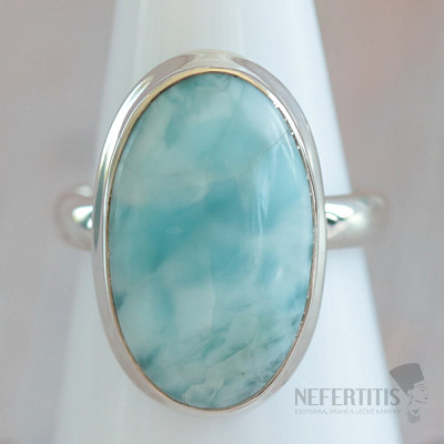 Larimar prsten stříbro Ag 925 LOT391