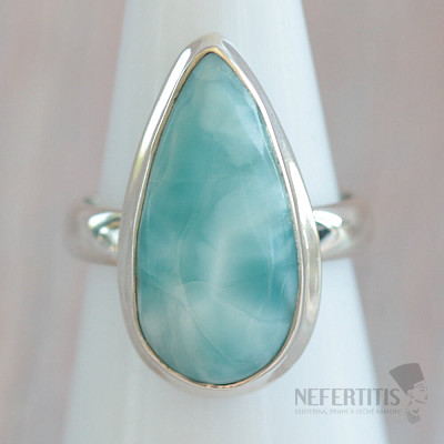 Larimar prsten stříbro Ag 925 LOT394