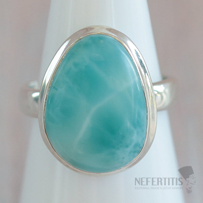 Larimar prsten stříbro Ag 925 LOT395