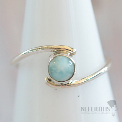 Larimar prsten stříbro Ag 925 MIX11