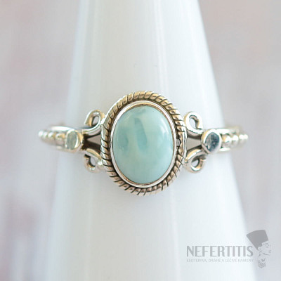 Larimar prsten stříbro Ag 925 MIX147